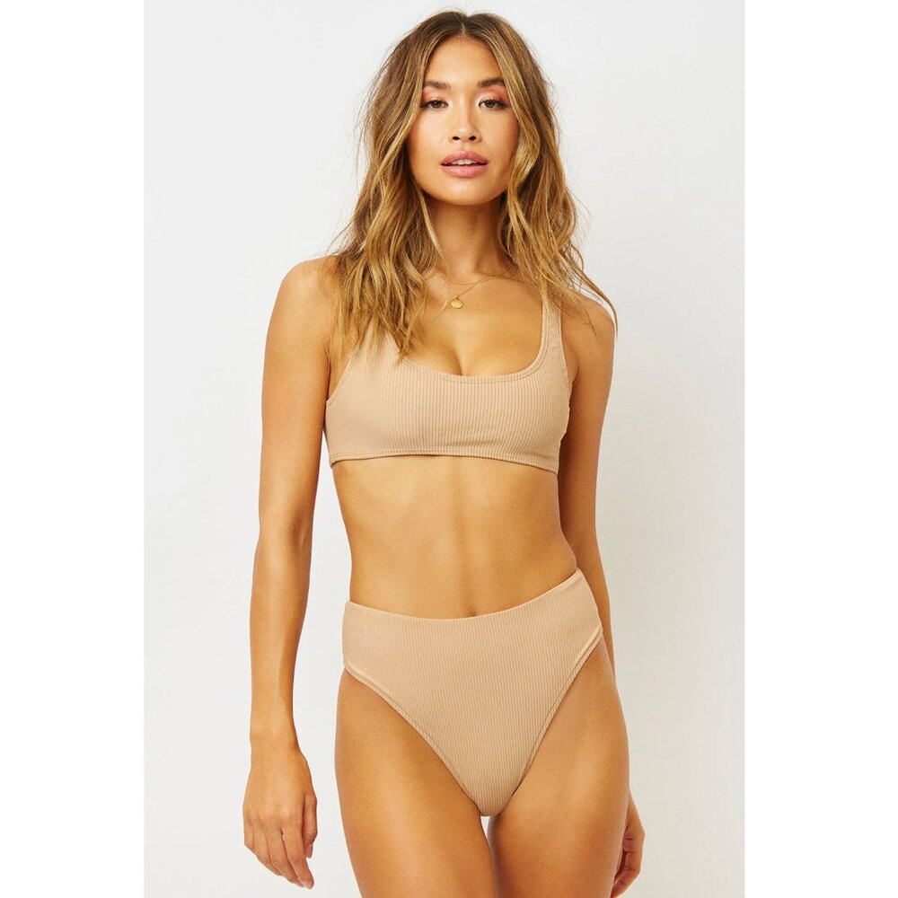 Frankie's Bikinis High Waist Bikini Set
